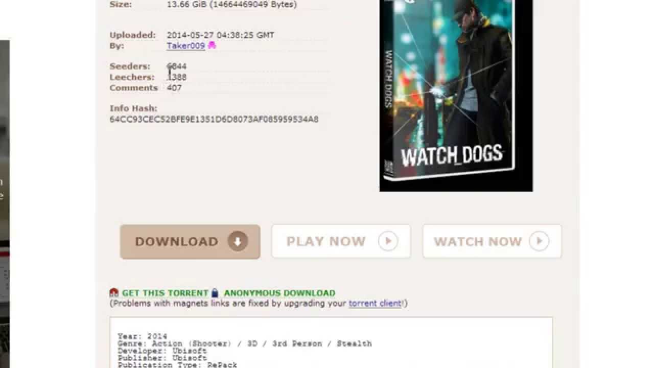 watch dogs for mac download torrent